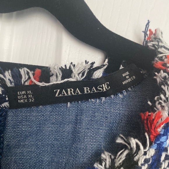 Zara Multicolored tweed top - Picture 4 of 5